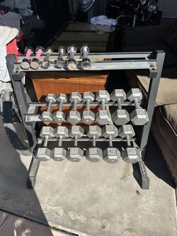 Dumbells set good condition