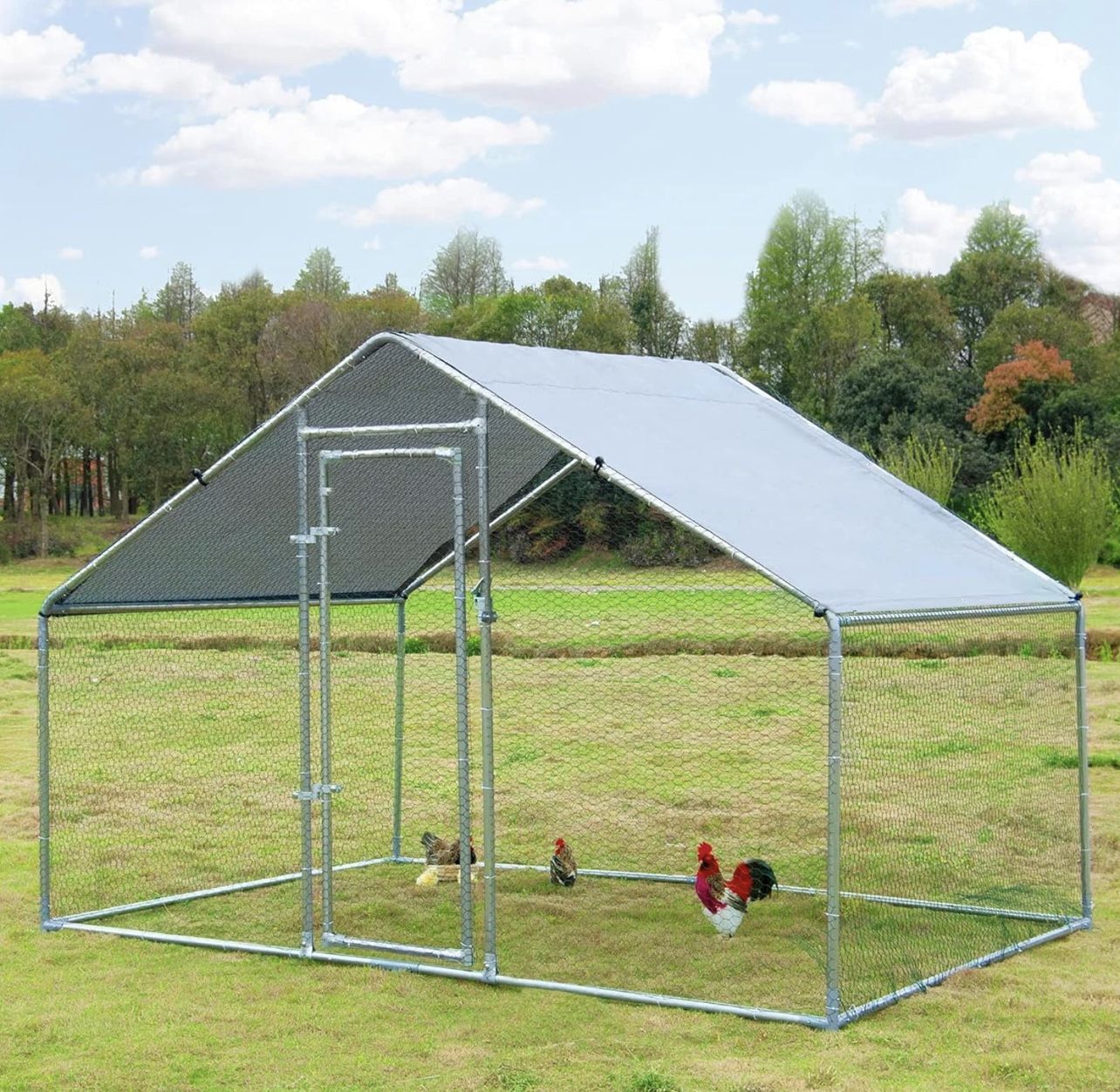 Large Metal Chicken Coop
