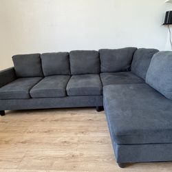 Dark Grey sectional Couch
