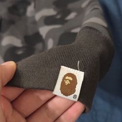 Bape hoodie camo Shark full zip hoodie black