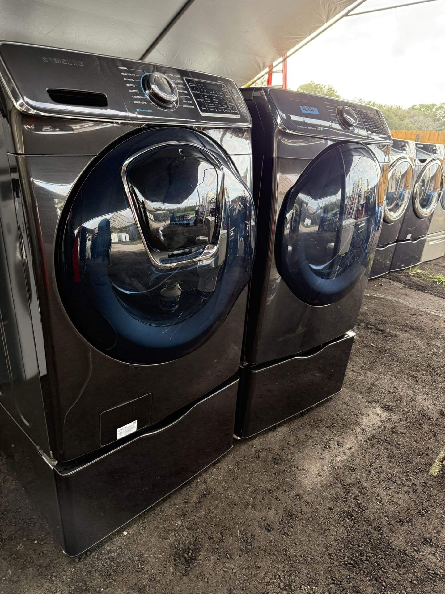 Samsung Frontload Washer And GAS dryer