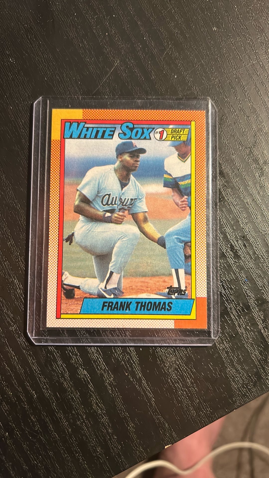1990 topps #414 FRANK THOMAS chicago white sox ROOKIE card - Mint Condition