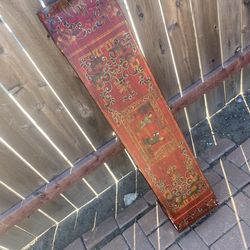 Chinese scroll table