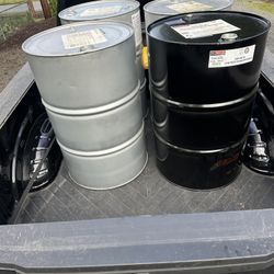 55 Gallon Metal Drums  