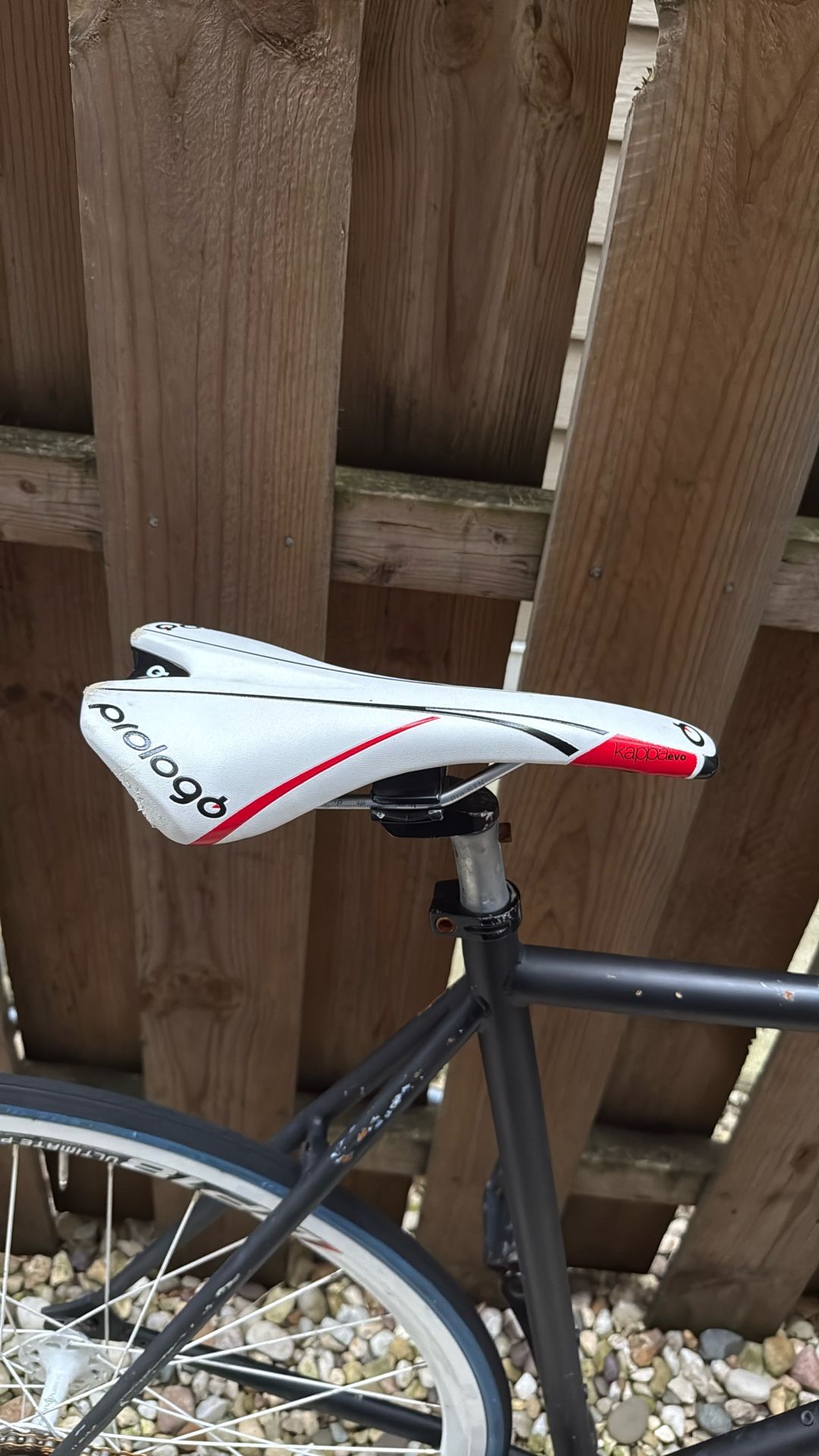 Prologo Kappa EVO Pas Bicycle Road Bike Saddle White&Black&red