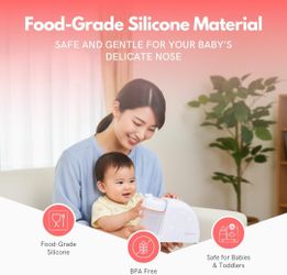 BabySmile – Baby Nasal Aspirator for S-504 Models | BPA-Free Electric Nose Cleaner for Mucus, Snot & Boogers | Simple Controls & Easy-to-Clean Parts |