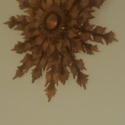 Hand Wood Carved Polish Wreath Or Plate