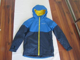 New Boys Youth 10/12 Blue Snowboard Ski Jacket, Columbia Sportswear Company