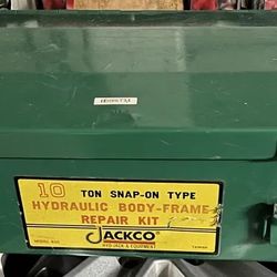 10 Ton Snap-On Type Hydraulic Body-Frame Repair Kit Jackco Brand  