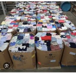 Pallet Full Of Clothes And Shoes