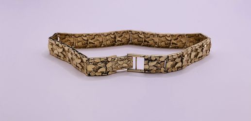 Gold Nugget Bracelet 