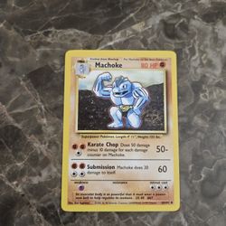 Pokemon Machoke 34/102