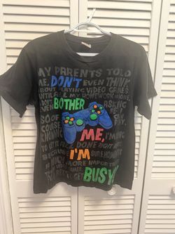 Video game shirt(large kids