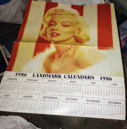 Marilyn Monroe 1986 Calendar 