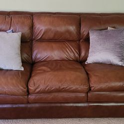 6 Piece Leather Living Room Set