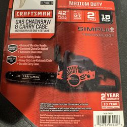 Craftsman 42cc 2-cycle 18-in Chainsaw