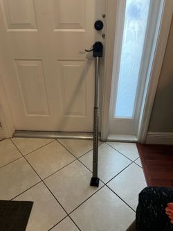 New adjustable door security bar whit alarm sound