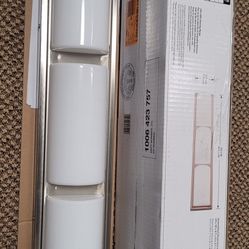 Bingham 24.02 in. 1-Light Brushed Nickel Integrated LED Bathroom Vanity Light Bar with Frosted Acrylic Shade