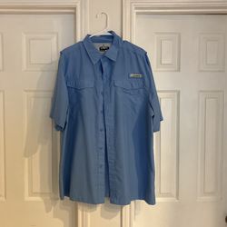 Two (Habit Brand) Fishing Shirts Size Largely
