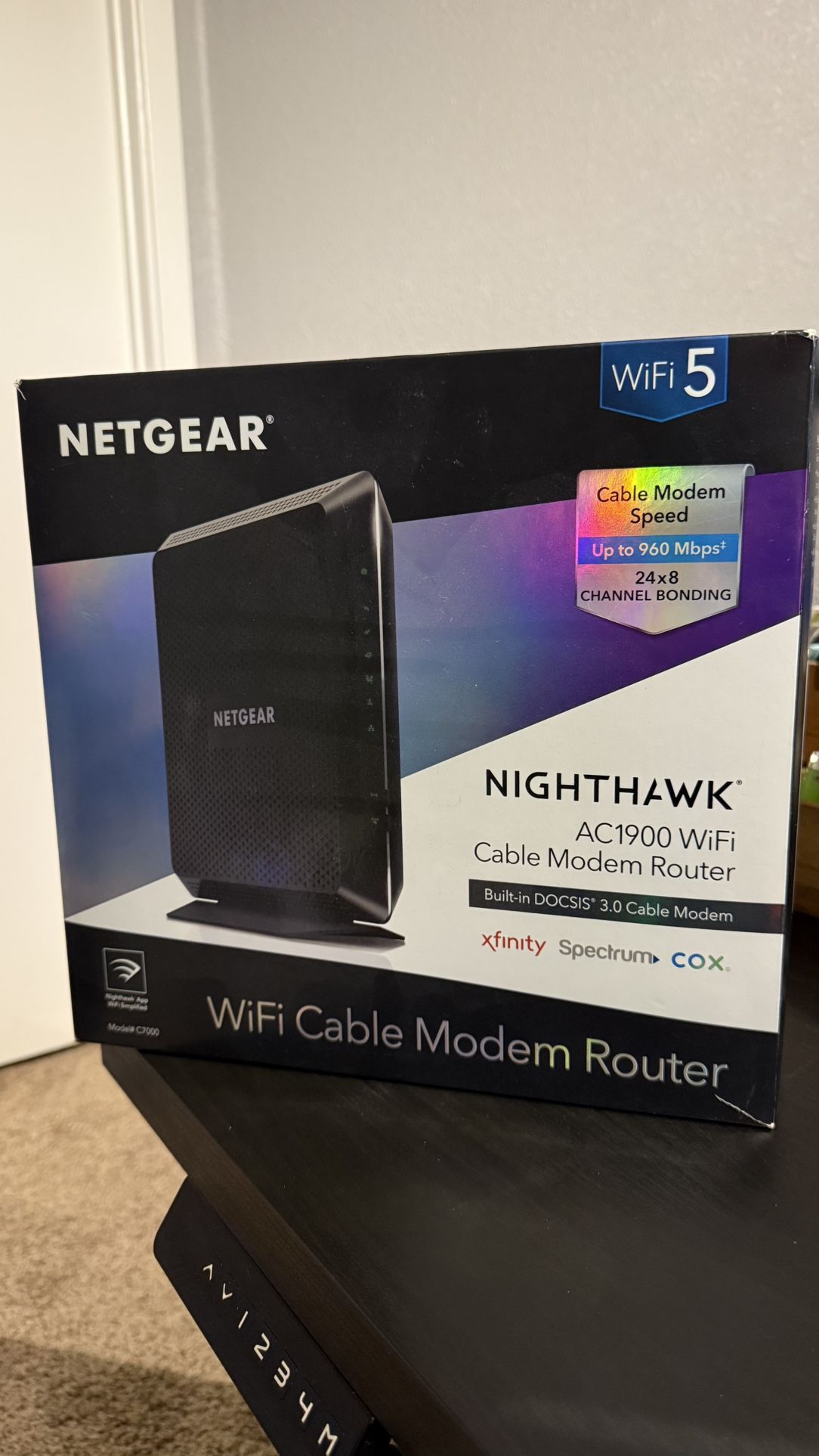 Netgear Nighthawk AC1900 WiFi Modem/Router