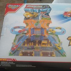 Toy Parking Garage With Driving Racing Ramps