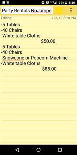 Party Supplies