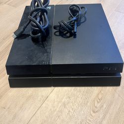 PlayStation 4 With All Wires Works No Remote 