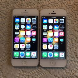 2 iPhone 5 16gb Att Only 