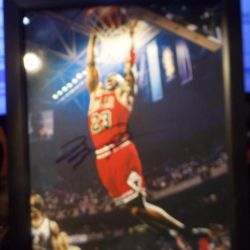 Michael Jordan Autographed Photo Authentic 