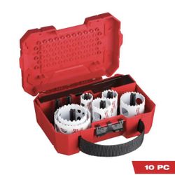 Hole Dozer Electricians Bi-Metal Hole Saw Set (10-Piece)