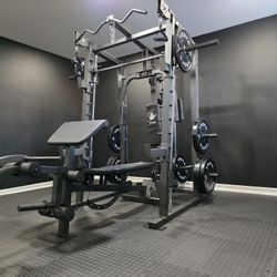 Smith Machine 2001 | Multi-Use Adj Bench | Gym Equipment | Fitness | Squat Rack | Excercise |🔴WEIGHTS AND BARBELL SOLD SEPARATELY 🔴 FREE DELIVERY 🚚