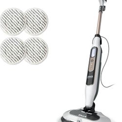 Shark Steam & Scrub with Steam Blaster Technology All-in-One Hard Floor Steam Mop with 3 Steam Modes & LED Headlights S8201, Rotator White