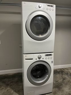 Stackable LG Front Load Washer & Dryer