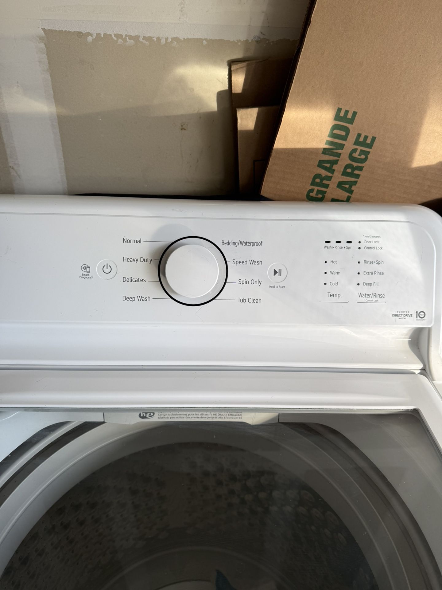 Lg washer and drier