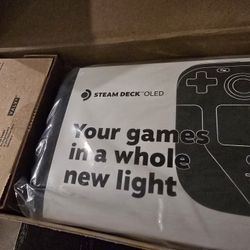 STEAM DECK OLED 1TB NEW SEALED WITH RECEIPT AND WARRANTY 