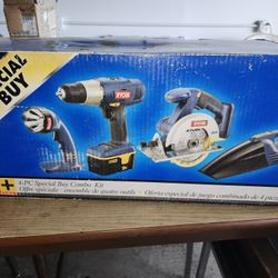 Ryobi 4 Piece Power Tool Set