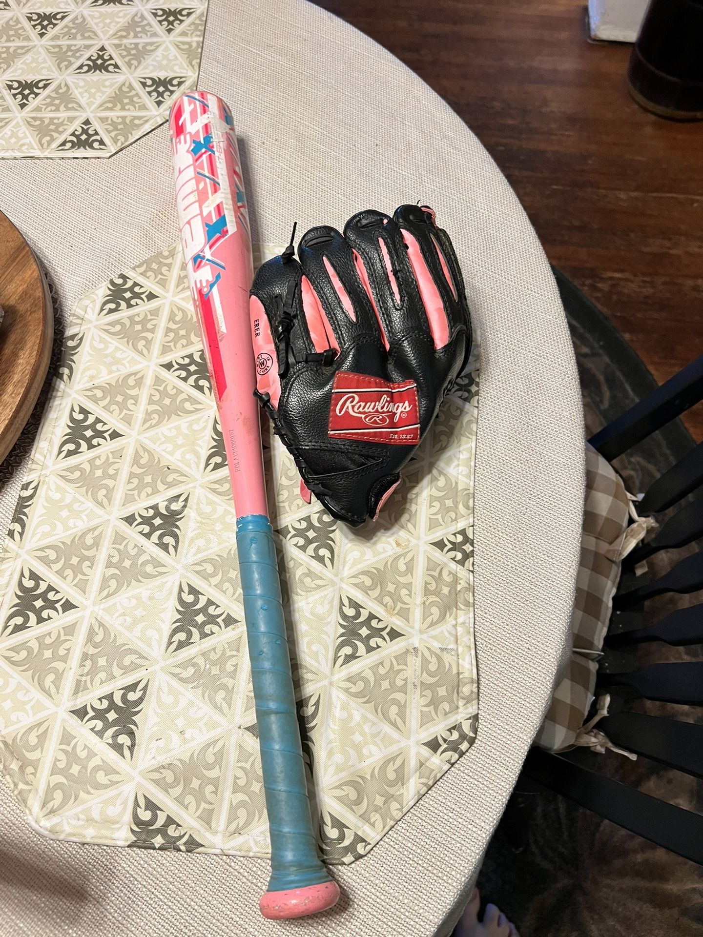 Kids Softball Bat And Glove