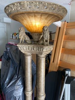 Ornate floor lamp