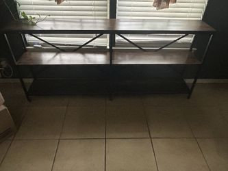 Entry table/shelves