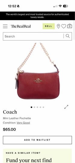 Coach Red bag