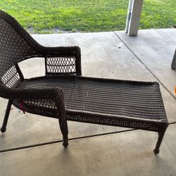 Wicker Lounge Chair 