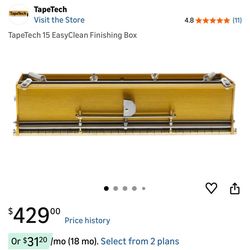 TAPETECH 15” EASYCLEAN FINISHING BOX.  $220