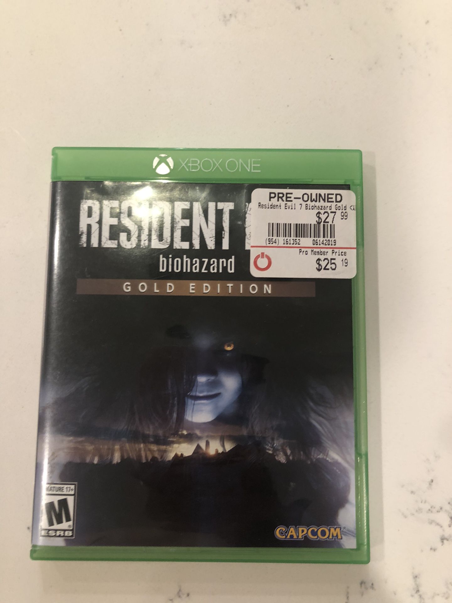 Resident evil 7 Xbox one