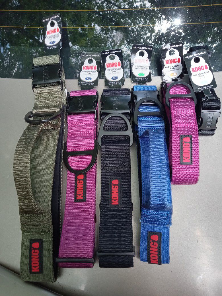 Brand New Kong, Top Paw & Arcadia Trail Collars & Leashes