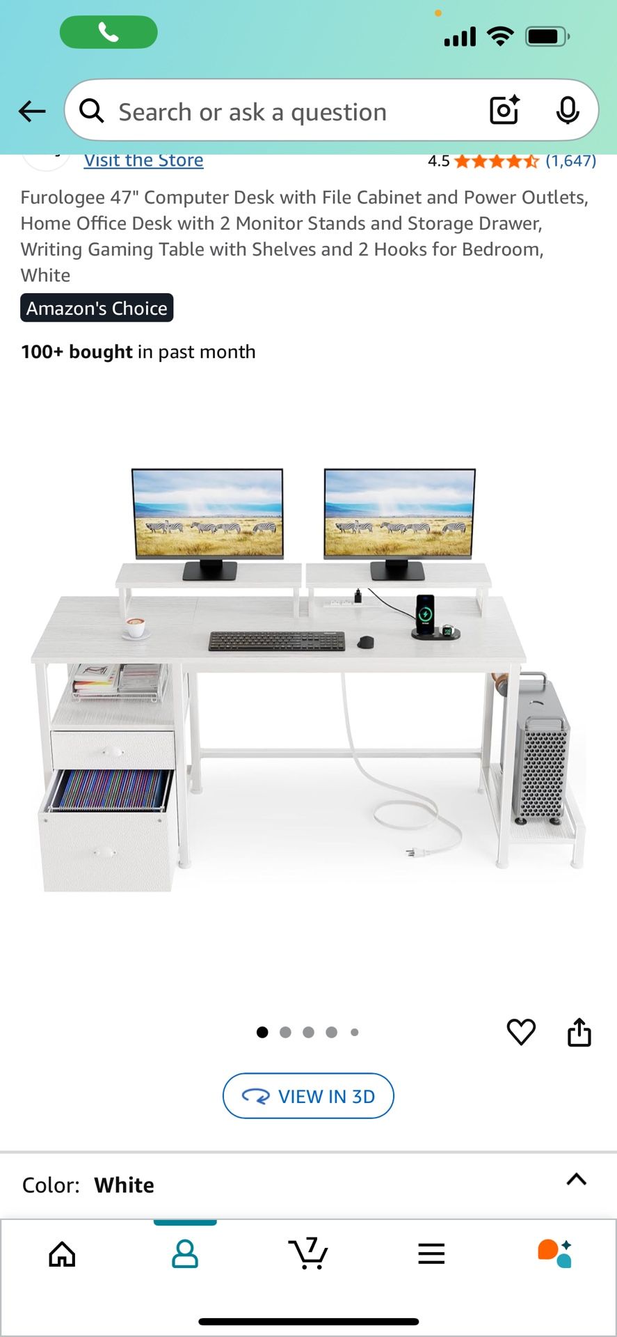 White Desk