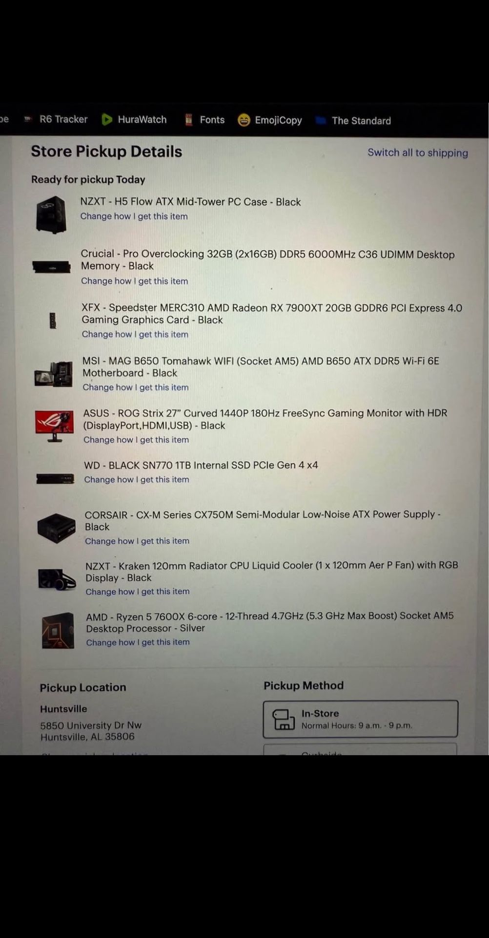 High End Gaming PC