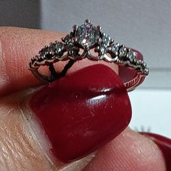 Pandora Authentic Brand New Sterling Silver Beautiful Fairytale Tiara Ring Size 8 