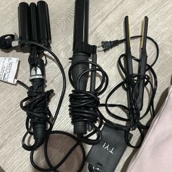 Crimper, Curler , And Straightener All In One 