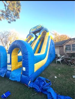 Moonwalk water slide
