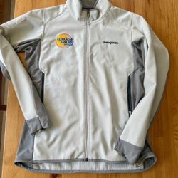 Patagonia Light Gray and Dark Gray Softshell Jacket
